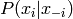 P(x_i | x_{-i})