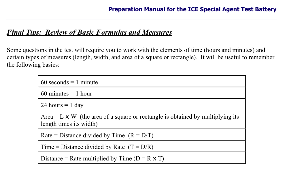 page from preparation manual