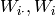 W_{i \cdot}, W_i