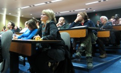 Un auditoire attentif