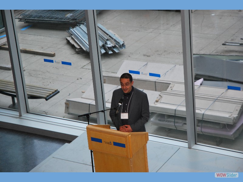 Le directeur inaugure la rencontre