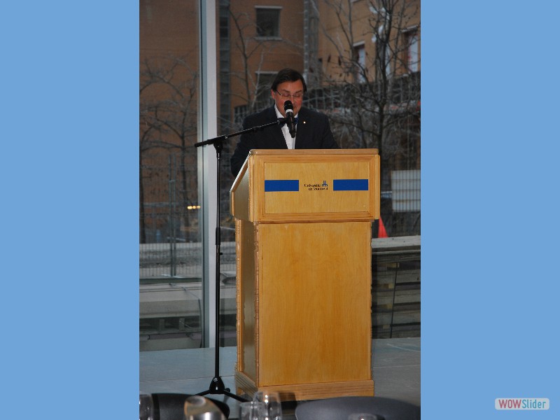 Allocution du recteur