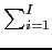 $ \htsum_{{i=1}}^{I}$
